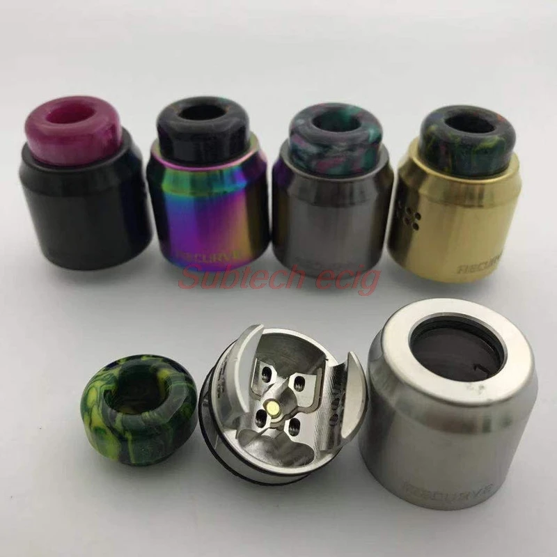 Испаритель Recurve Dual RDA 24 мм с Двойной спиралью камера сбора пара овальная