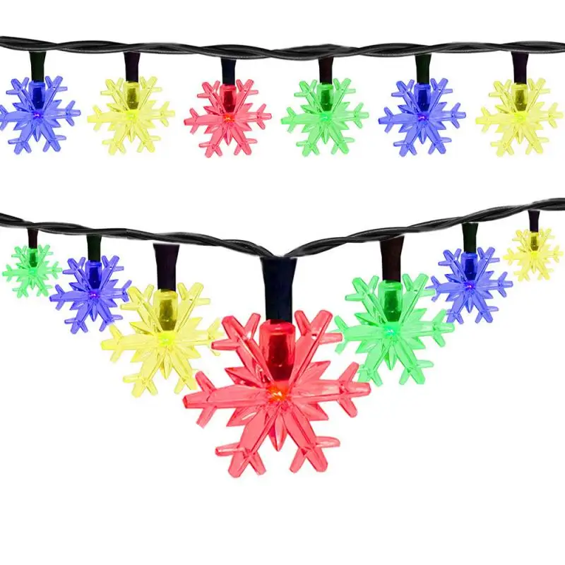 

Lighting Strings Light Strip Decoration Light Christmas 20 LED Multi Coloured Christmas Snow Light Window Light Tree