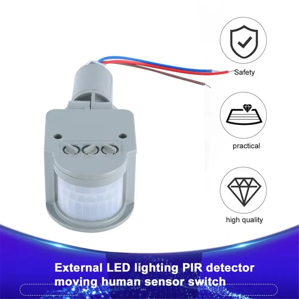 

LED Sensitive Motion Sensor Lamp AC 220V Professional Home Hotel Indoor Outdoor Automatic Infrared PIR Motion Sensor Light