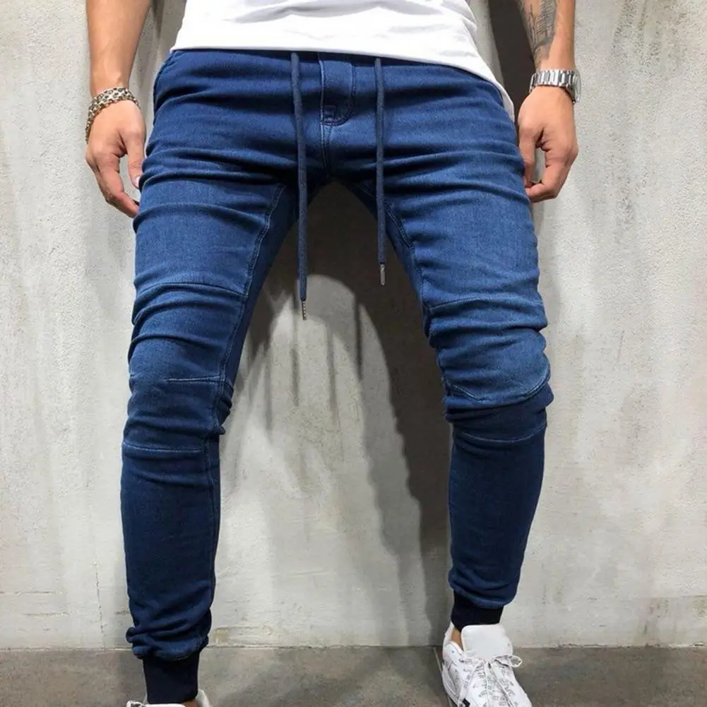 2021 Male New Fashion Hip Pop Pants Men Sweatpants Slacks Casual Elastic Joggings Sport Solid Baggy Pockets Trousers
