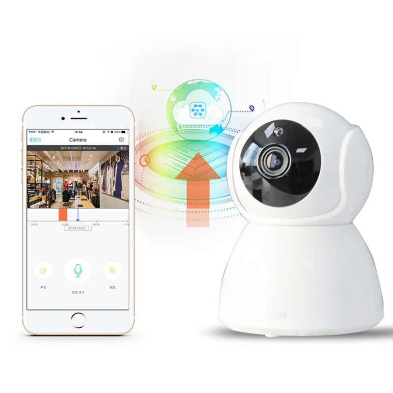 IP-камера Q9 Snowman 1080P Беспроводная с поддержкой Wi-Fi и функцией ночной съемки |