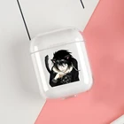Чехол тетрадь смерти для Apple Airpods 3 2 1 Pro, прозрачный чехол для беспроводных Bluetooth-наушников, защитный чехол