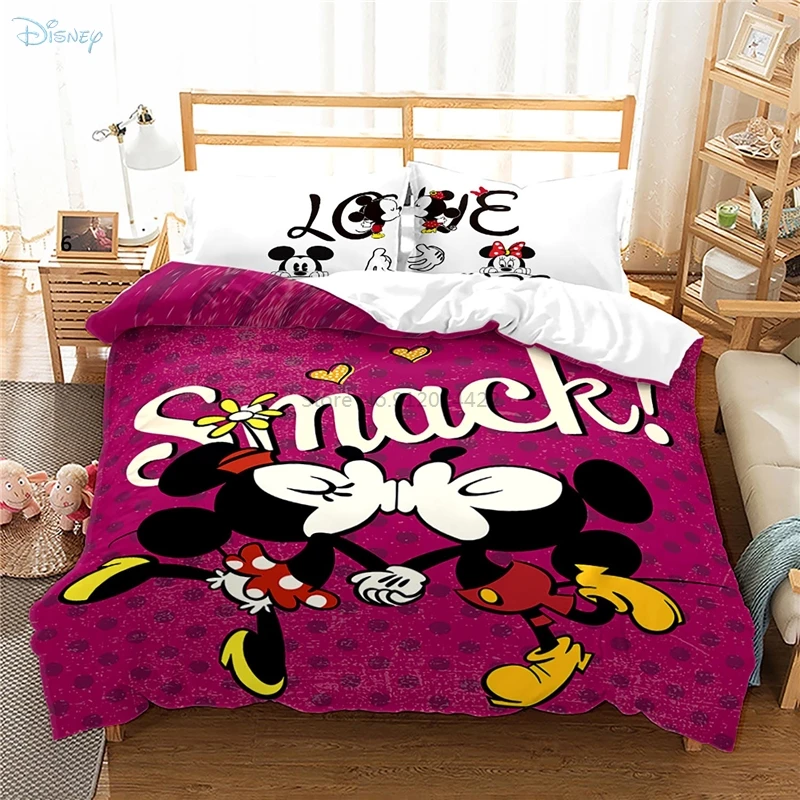 Disney Микки Мышь карандашным рисунком Постельное белье с 3d пододеяльником