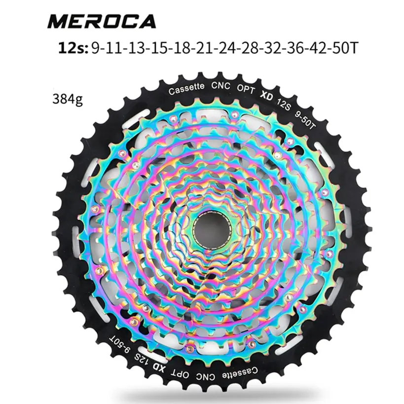Горный велосипед MEROCA Сверхлегкий полый с ЧПУ Freewheel 11/12 скоростей 9 50T встроенная