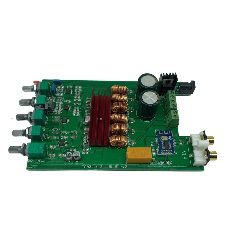 

Плата цифрового усилителя звука DP1 TPA3116 D2 HIFI Bluetooth, Плата усилителя мощности сабвуфера