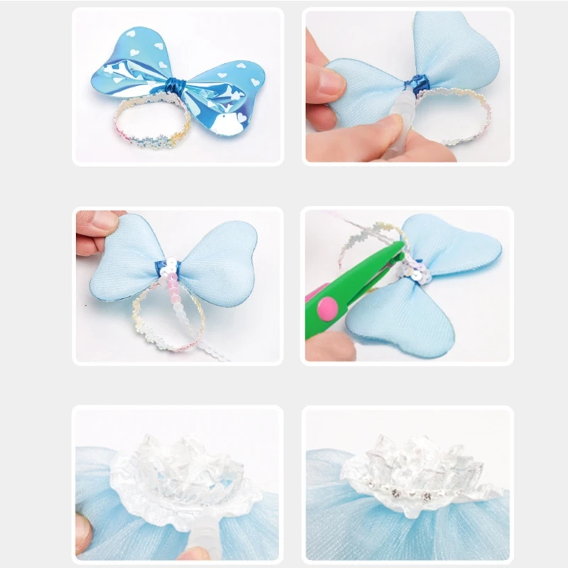 

1 Set Handmade Art Crafts Accessories Princess Doll DIY Material Kit Desktop Decoration Children Early Educational Toys