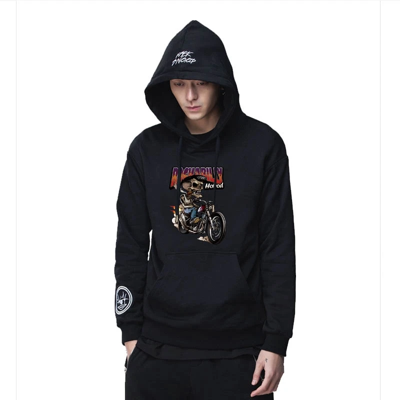 Готический панк рок череп Роза раньше для мужчин тепловые переводы одежды