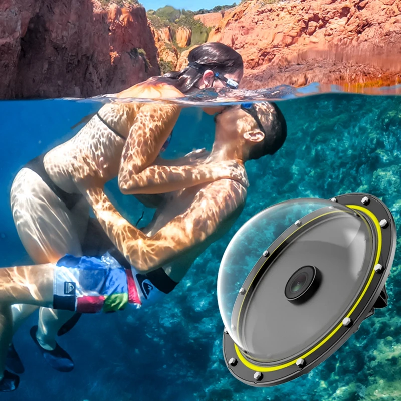 Сферическая Водонепроницаемая маска для дайвинга рыбий глаз | Электроника