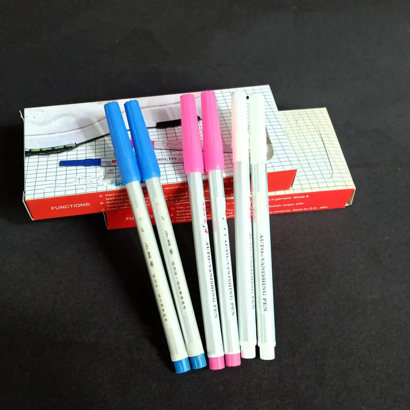 12 шт. 15 5 см Лоскутные рукоделие стирающиеся Ручки Маркеры для ткани растворимый