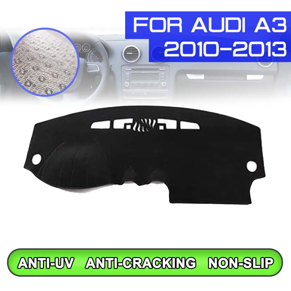 Коврик для приборной панели автомобиля противогрязный нескользящий коврик