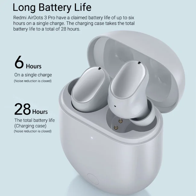 100 % Original Xiaomi Redmi Buds 3 Pro Wireless TW Earbuds ANC 69mm Game Low Delay IPX4 Airdots For K40 Note 10 | Электроника