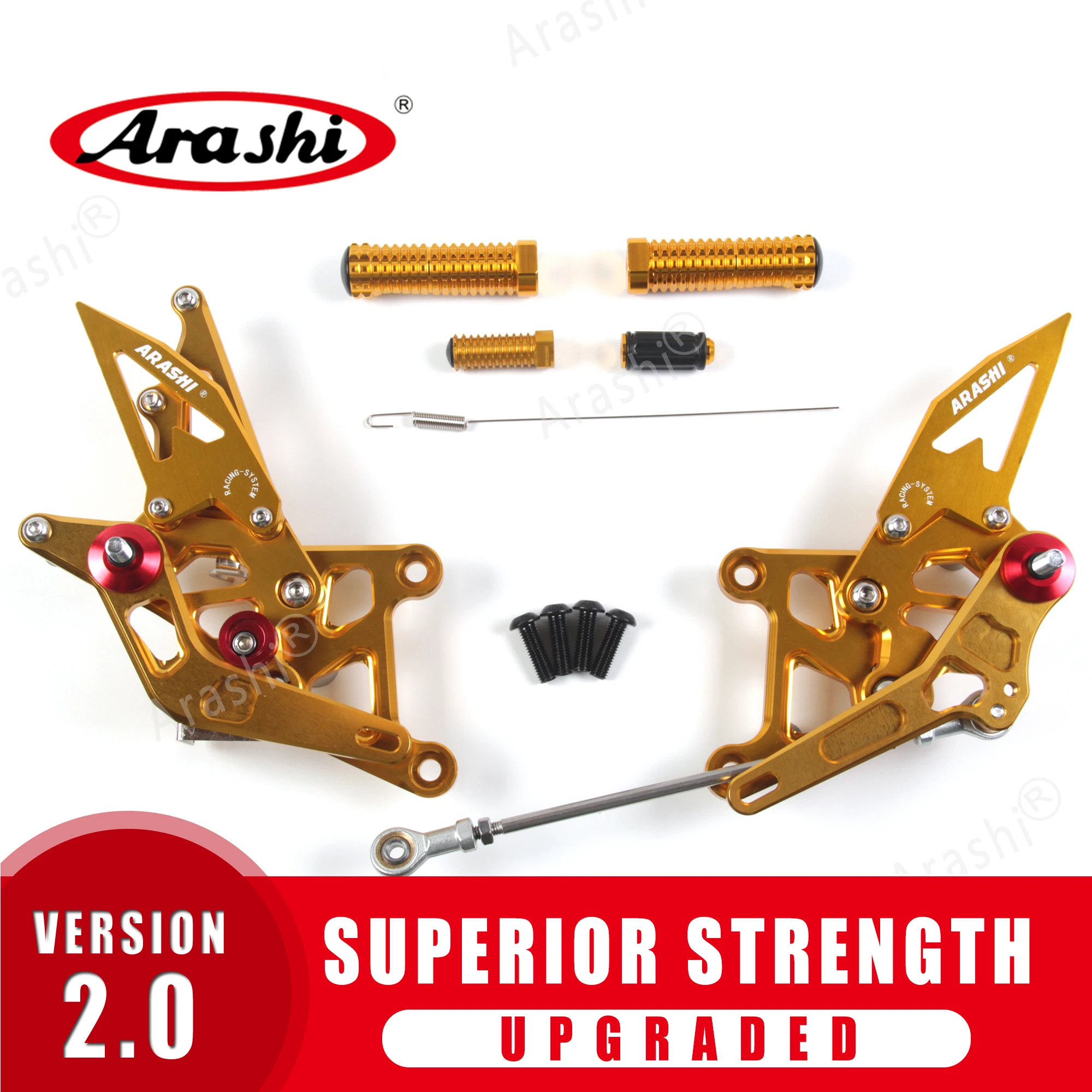 Комплект для ног ARASHI HONDA CBR250R 2011 2020 CBR 250 2012 2013 2014 CNC|Подставки под ноги| |