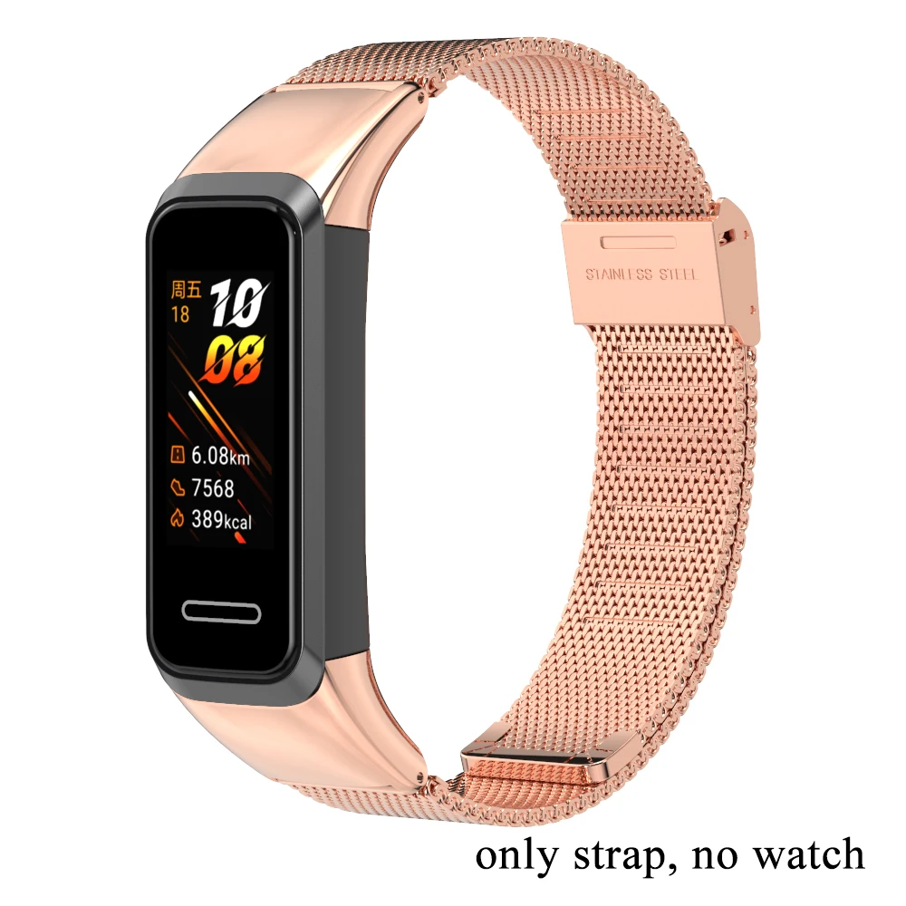 Ремешок для Huawei Band 4 металлический браслет из нержавеющей стали совместимый с Honor