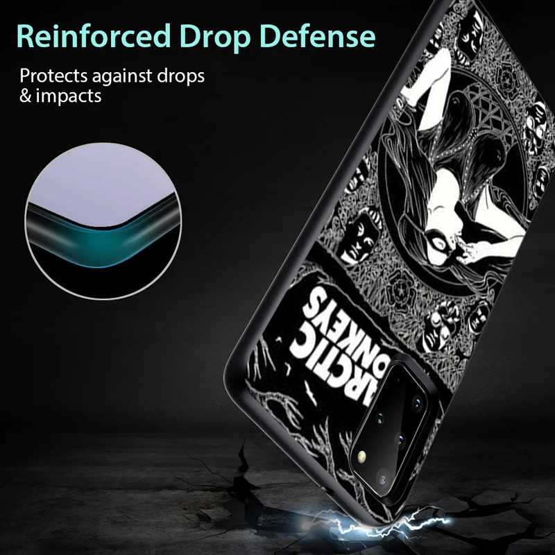 

Fashion Arctic monkeys for Samsung Galaxy S21 S20 FE Ultra S10 S10e S9 S8 S7 S6 Plus Lite Edge Black Phone Case