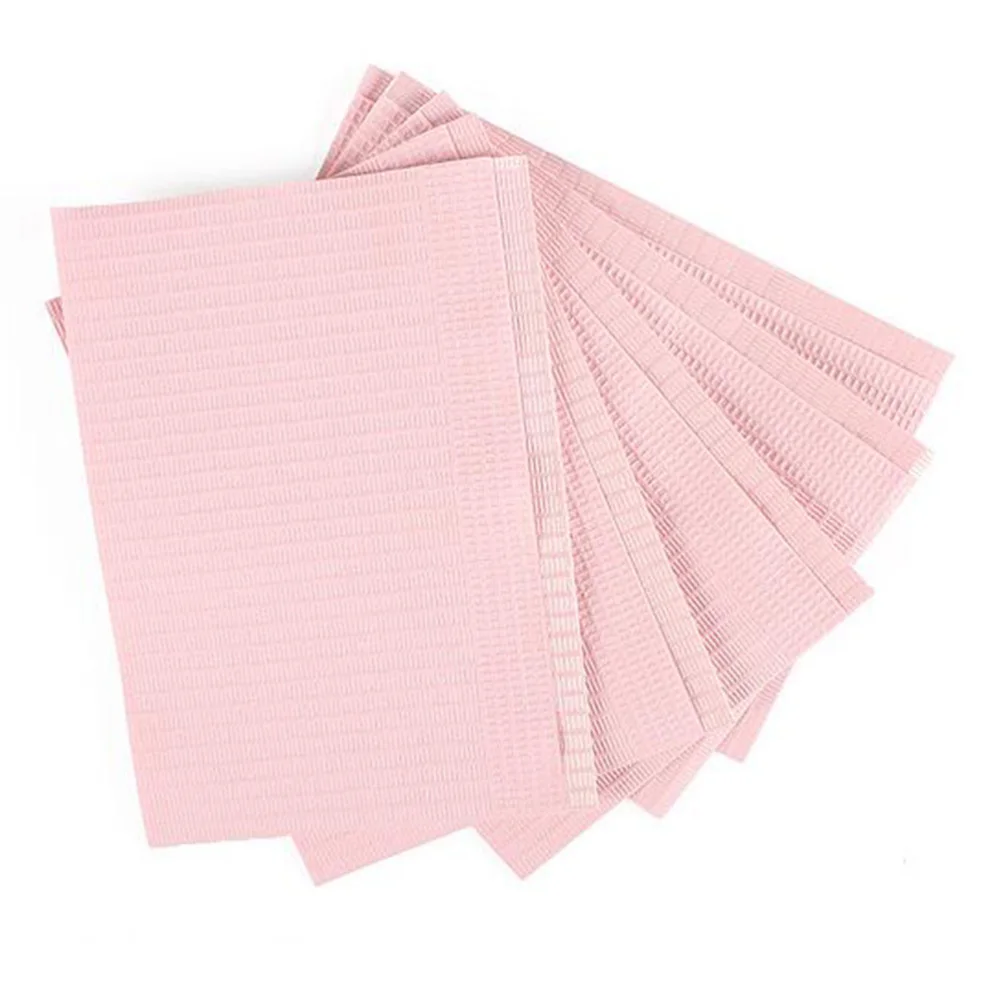 

125 Pcs/1 Pack Nail Art Table Mat Disposable Clean Pads For Nails Care Polish Waterproof Tablecloths Manicure Tool )