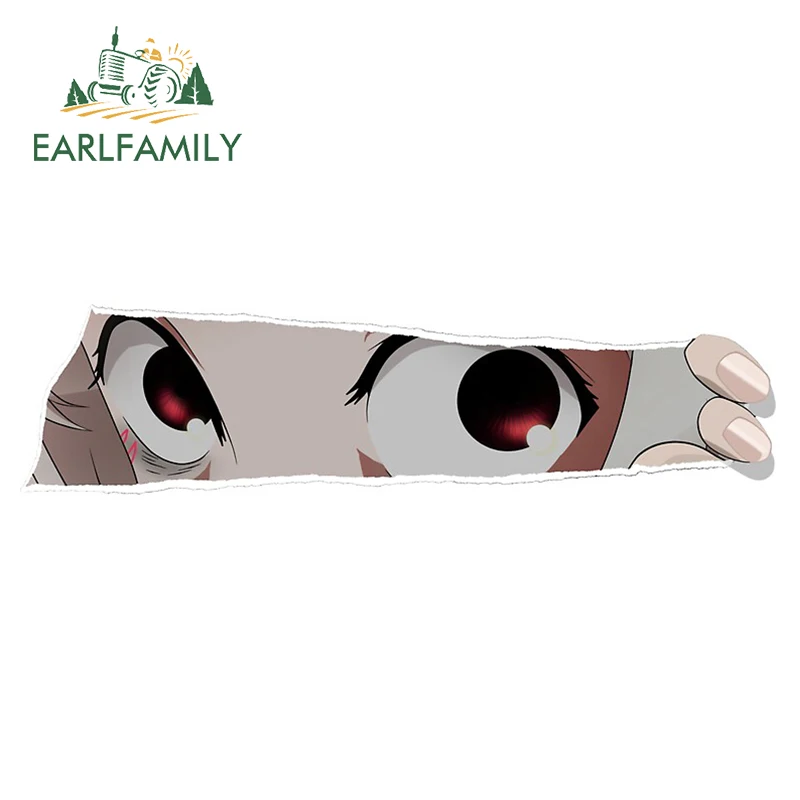 

EARLFAMILY 13 см x 3,5 см, аниме наклейка в стиле Juuzou для ноутбука, лобового стекла, автомобильная наклейка, креативная Защита от царапин, Солнцезащи...