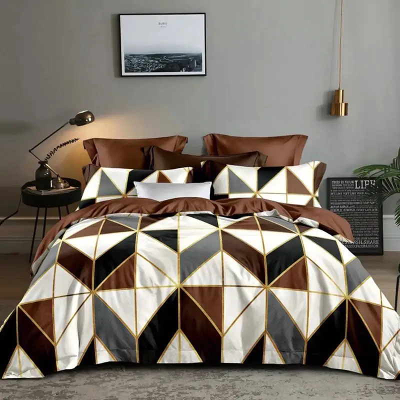 

Geometry King Bedding Set Double Bed Cover Set Duvet Cover