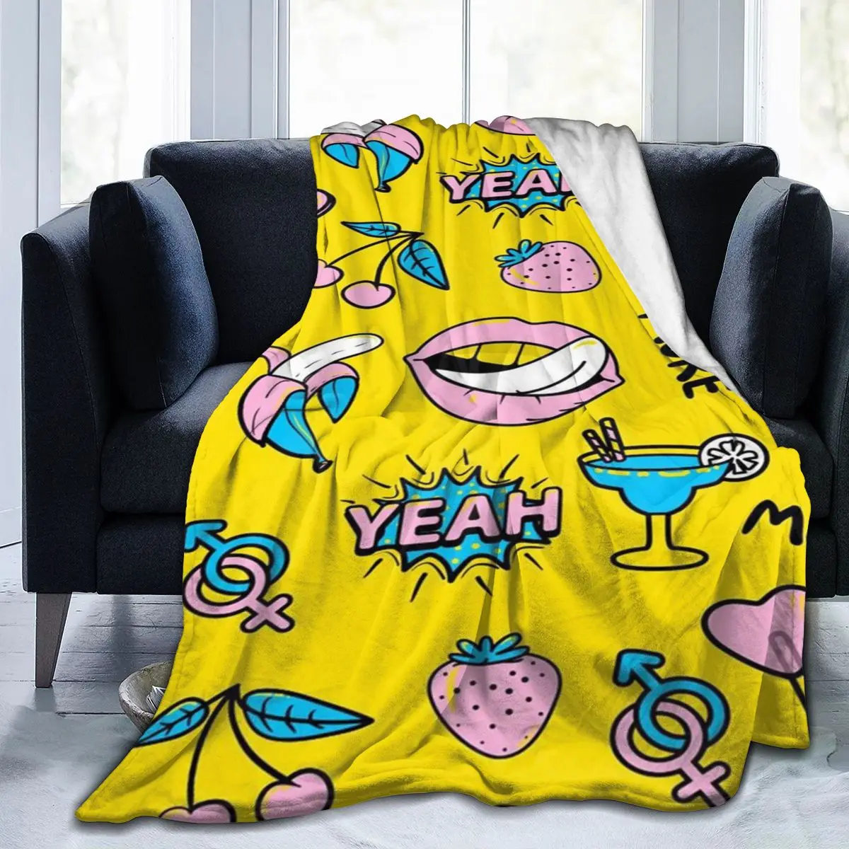 

Ultra Soft Sofa Blanket Cover Blanket Cartoon Cartoon Bedding Flannel plied Sofa Bedroom Decor for Children and Adults 278696923