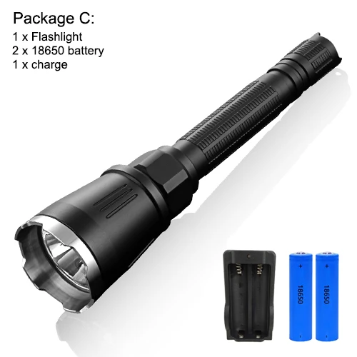 Battery and charger JETBeam BC40Pro портативный охотничий фонарь 18650 CREE XHP50 светодиодный 2930LM Тактический уличный фонарь для охоты - Испускаемый цвет: Battery and charger