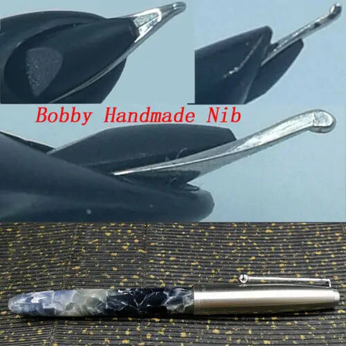 

Jinhao 51A Acrylic NianGao Color Fountain Pen With Bobby Handmade Grind Nib Writing Gift Pens