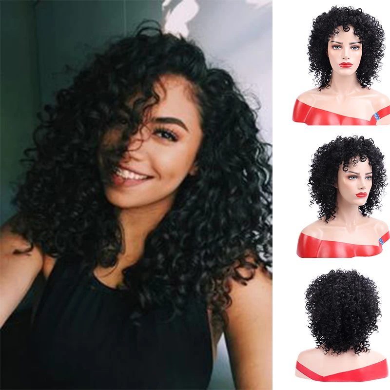

Five color short-wave Bob Synthesis wigs and edge women shoulder length long hair fake fiber heat resistant