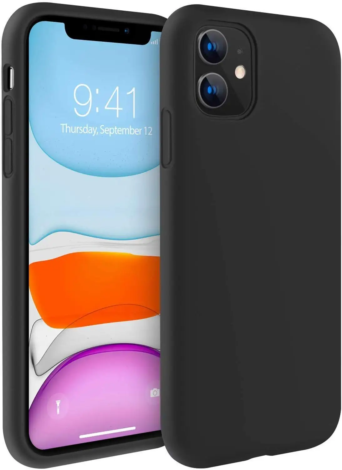 1000 Pieces Liquid Silicone Cases For Apple iPhone 11 Pro XS Max XR X 8 Plus 7 6 6S Soft thin Phone Case Candy Color Back Cover |
