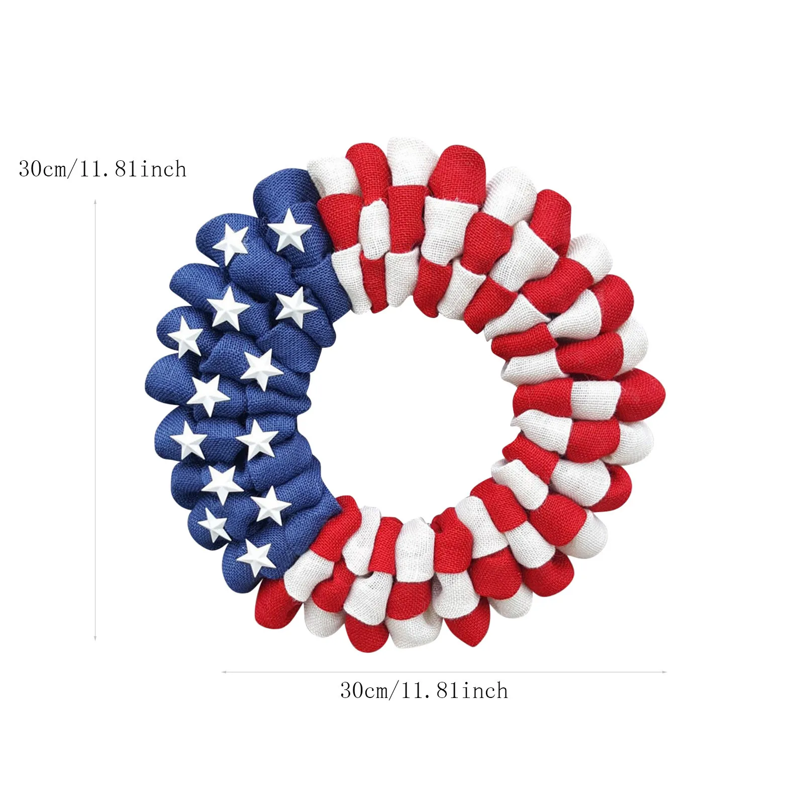 

American Patriotic Wreath Decoration United States Independence Day Garland Independence Day Decoration Party Favors