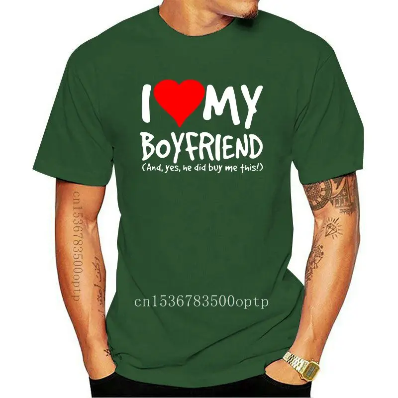 

Смешная футболка «Я люблю моего парня», «Да, он купил меня», Мужская футболка для подруги на день рождения, подарок унисекс, смешная футболка...