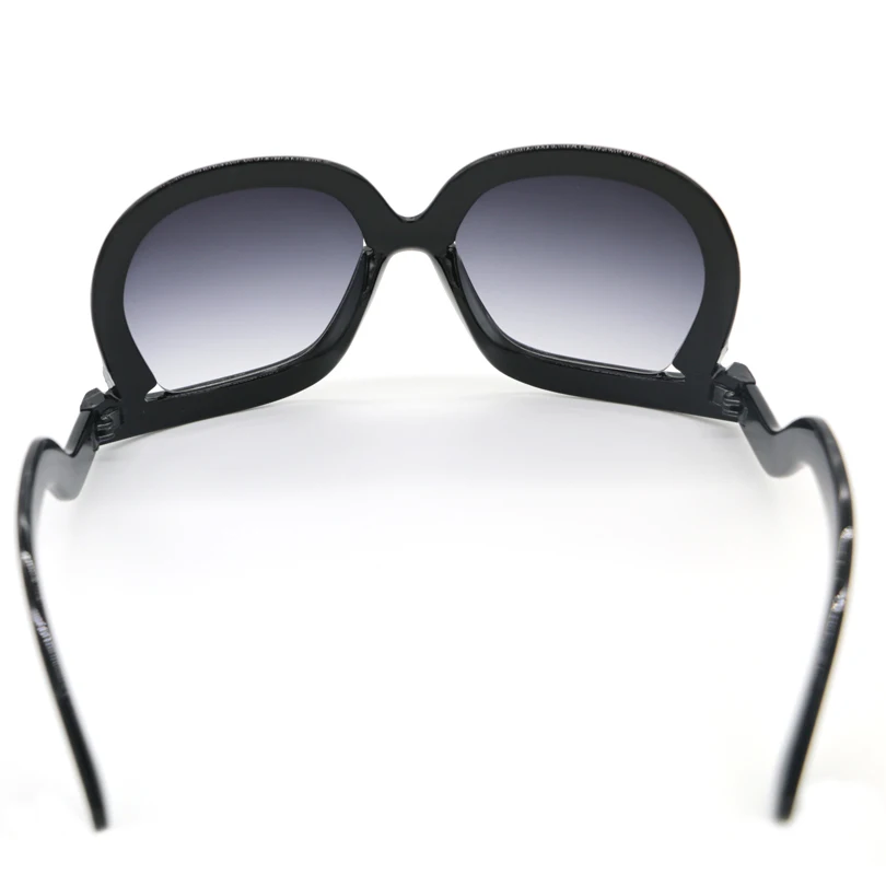 Европейские ретро роскошные солнцезащитные очки пластиковые с перевернутой