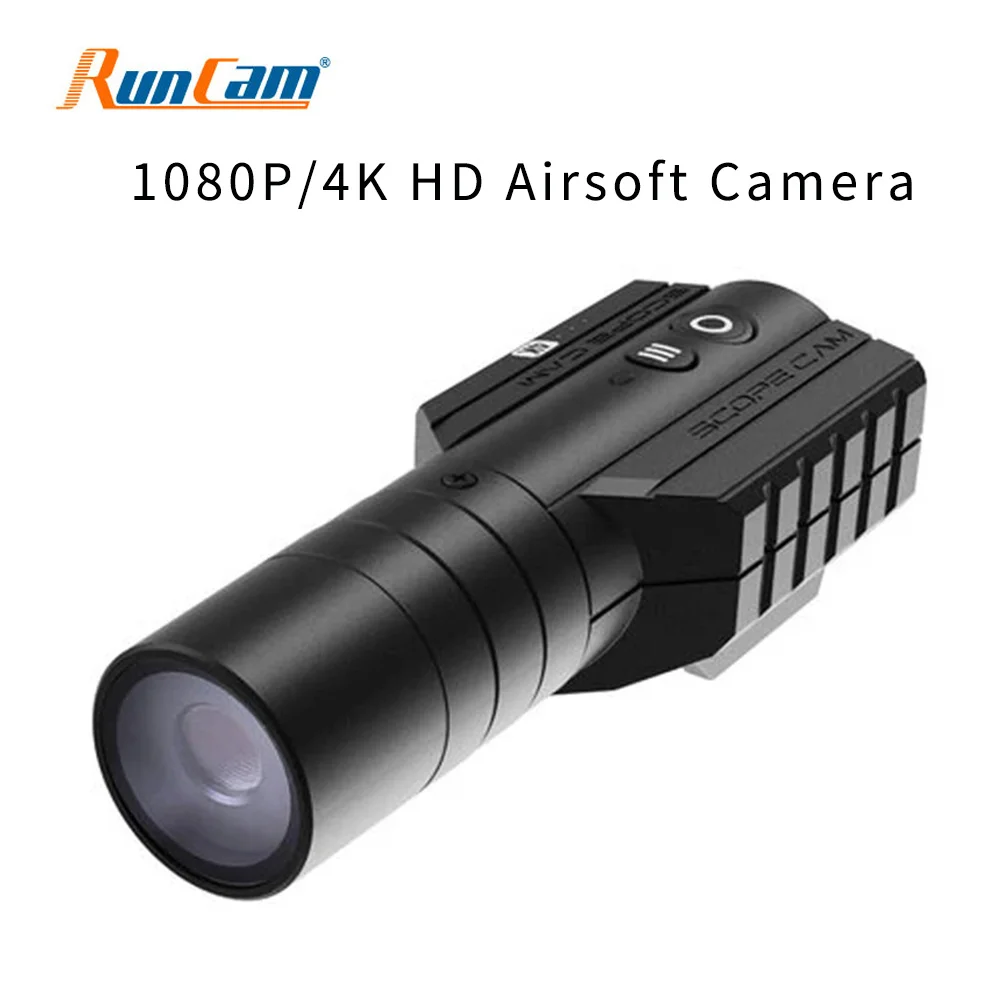Экшн камера RunCam Scope Cam Lite 4K 40 мм со встроенным WiFi iOS/Android|Детали и аксессуары| |