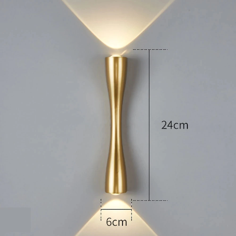 Sanmusion наружные Настенные светильники IP44 Водонепроницаемый светодиодный