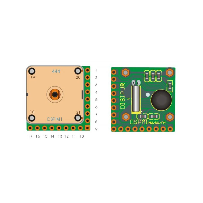 2V-4.5V DSP Full Band Radio Module FM 56-108MHz Stereo / TV Sound MW SW Reception AM Accurate Digital Demodulation | Игрушки и хобби