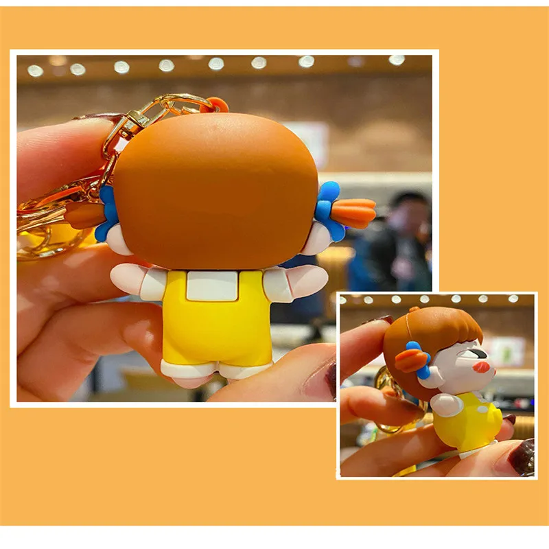 

Cartoon Drop Milk Sister Keychain Ins Bag Pendant Fashion Couple Accessories Personality Car Keychains Cute Souvenir Keyring