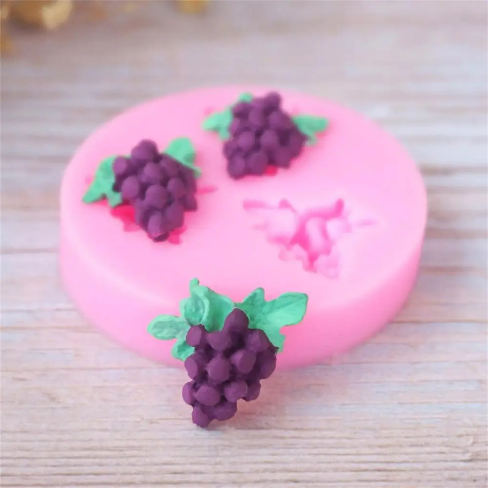 Виноград изюм фруктовый лист Урожай форма природа ферма объемные силиконовые