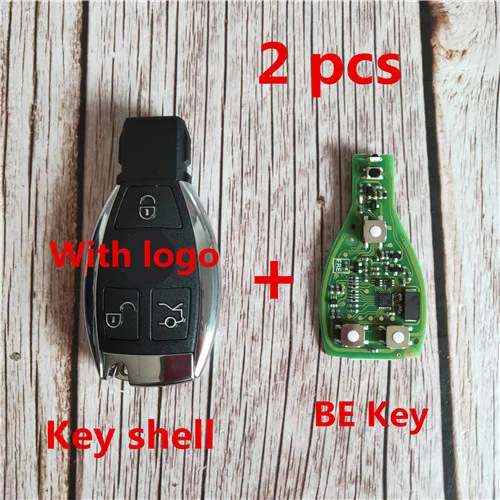 2pcs Xhorse VVDI ключ для Benz V1.5 PCB дистанционный ключ чип улучшенная версия умный ключ оболочка с логотипом может обменять МБ BGA жетон - Цвет: 2pcs