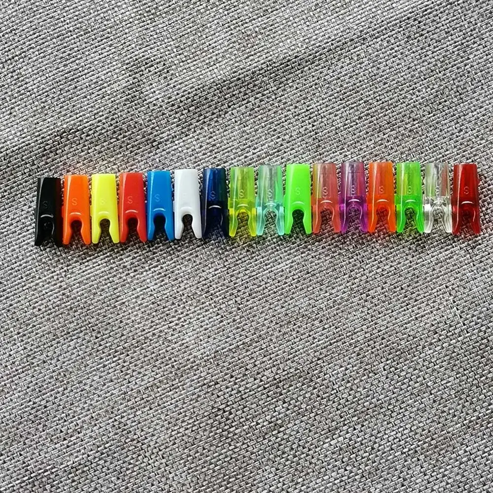 50 шт. DIY Пластик шпилька в виде стрелки Nocks Размеры S для ID4.2mm ID6.2mm 3 2 мм стрелы