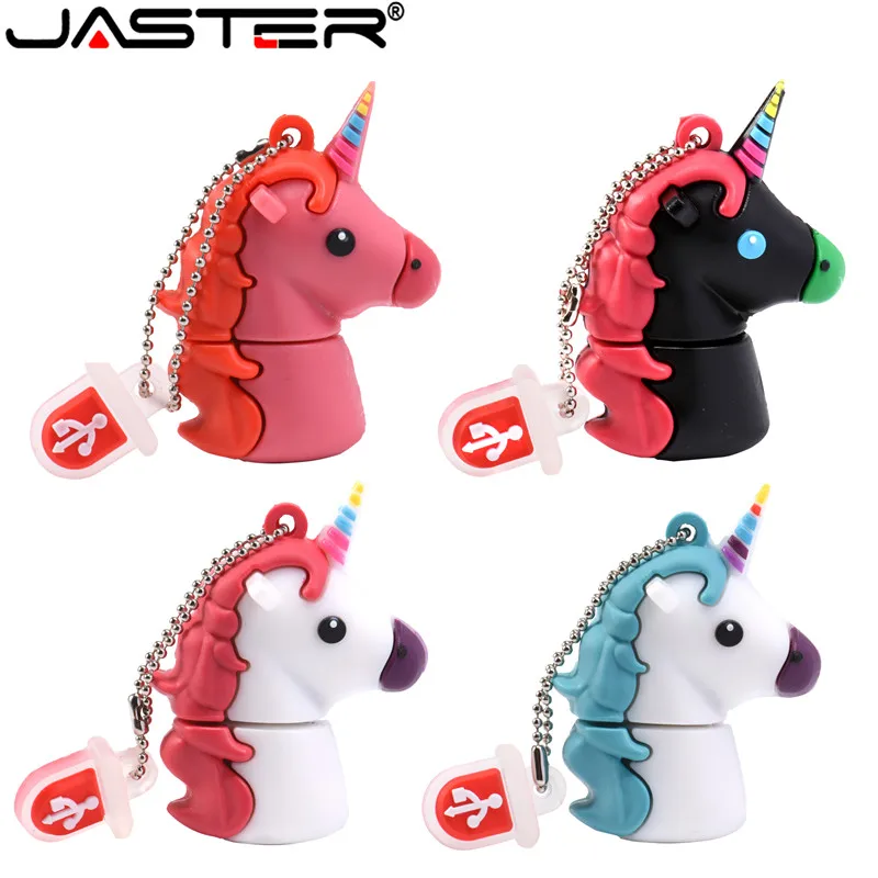 USB флеш-накопитель JASTER с изображением единорога лошади мультипликационного