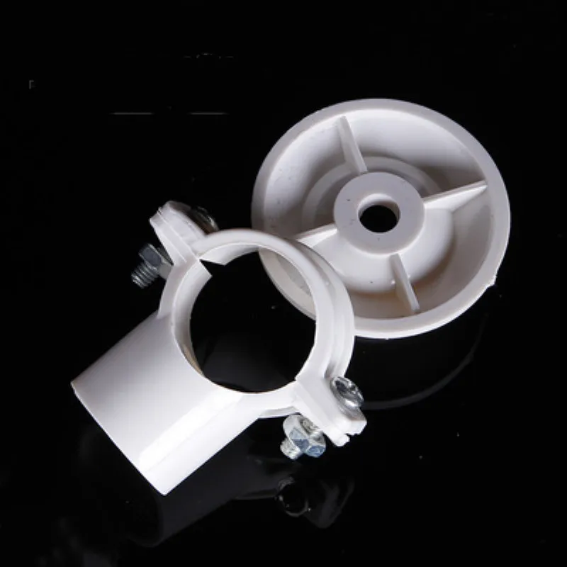 Пвх хомут для труб зажим опорный кронштейн с основанием ПВХ трубы штуцера