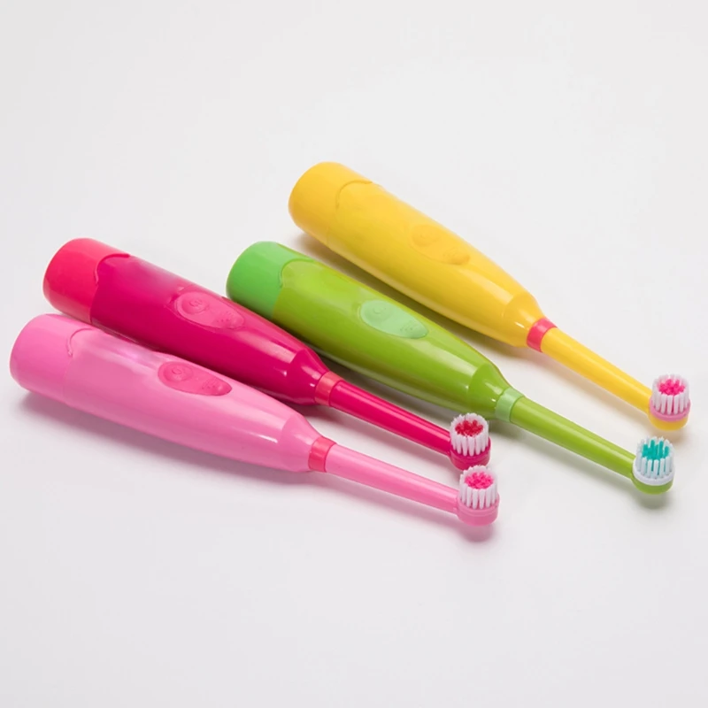 Уход за полостью рта ребенка вращающийся милый Электрический Зубная щётка с