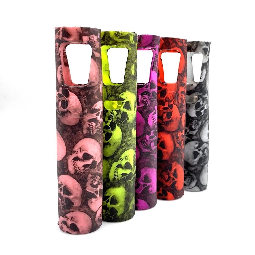 Силиконовый чехол в стиле черепа для сигарет EGo AIO Kit защитный резиновый