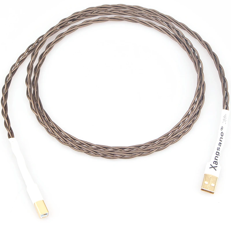 

Hi-Fi аудио Odin OCC USB цифровой кабель с позолоченным штекером от A до B