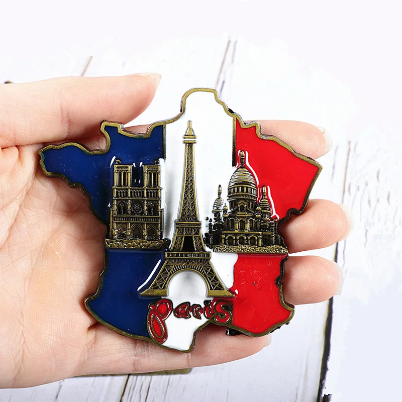 Металлические магниты на холодильник магнитный пирамида Эйфелева башня