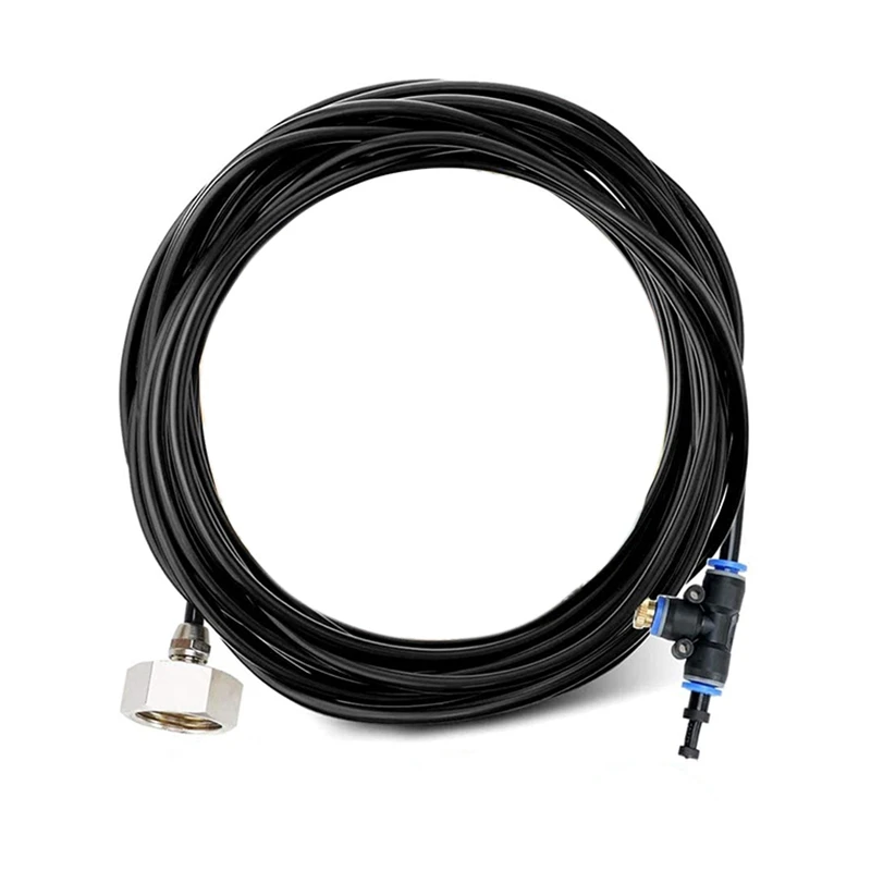 

Система запотевания патио с 21 насадкой для запотевания, набор для запотевания для наружного Патио Сад теплица батут для аквапарка