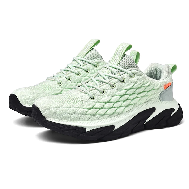 

New Arrival Tiend Direction Men Running Shoes Fish Scale Marathon Beacon Sport Comfortable Sneakers Top Quality