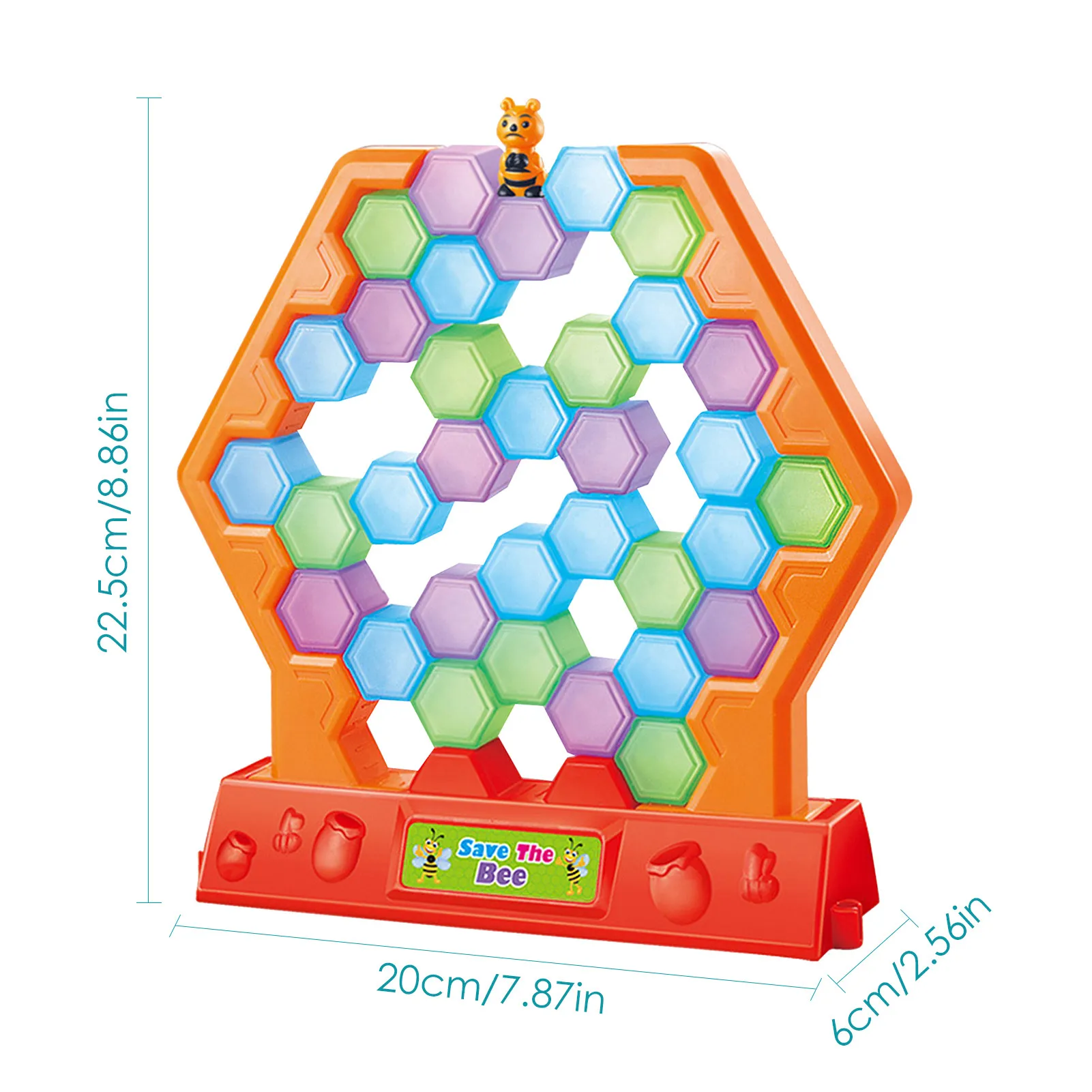 

Bee Wall Splitting Game Children's Educational Board Game Parent-child Interactive Building Block Assembly Toy