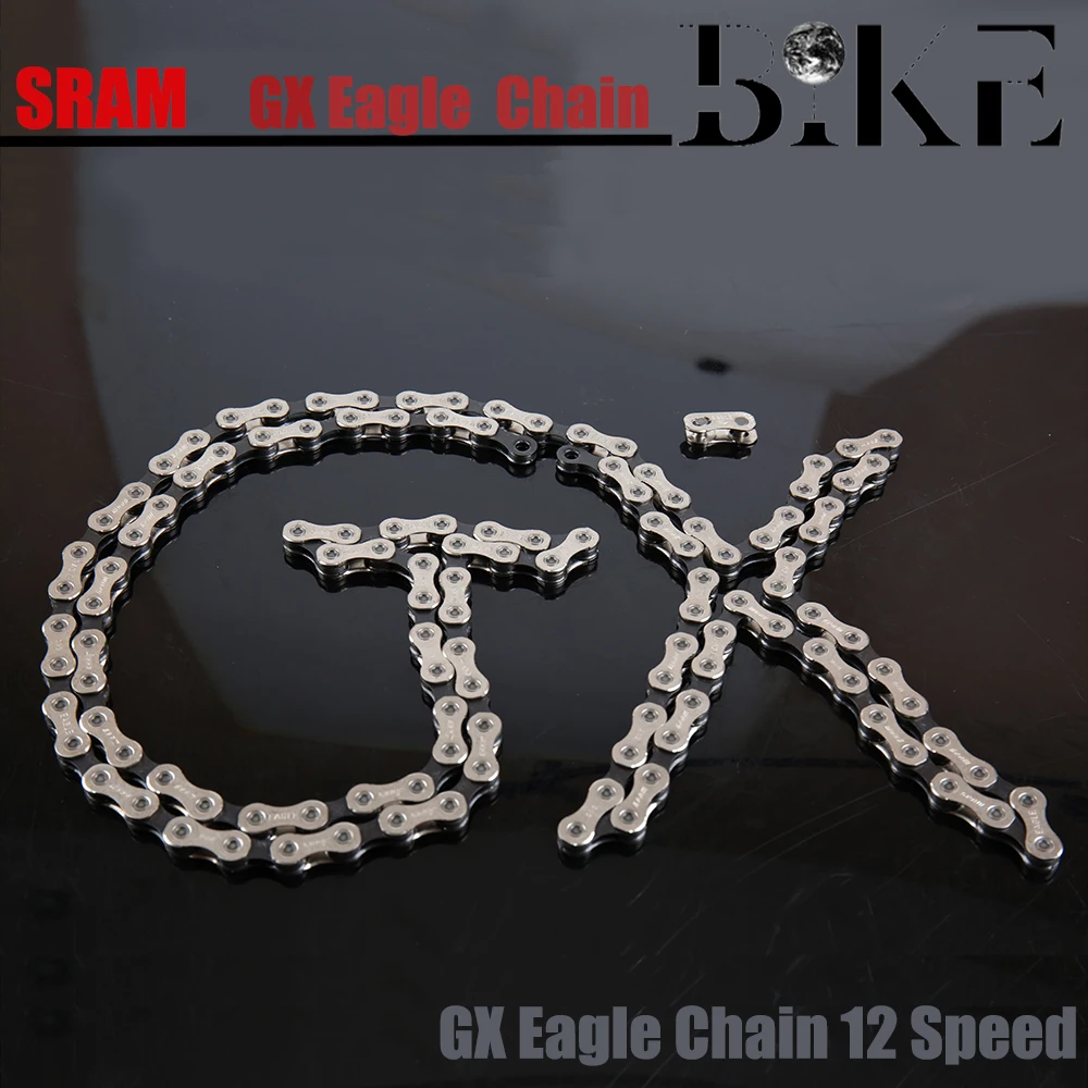 

SRAM GX EAGLE 1X12s 12 Speed MTB Bicycle Mountain Bike Chain Without Original Box 126L Links with Power Lock link Accessories