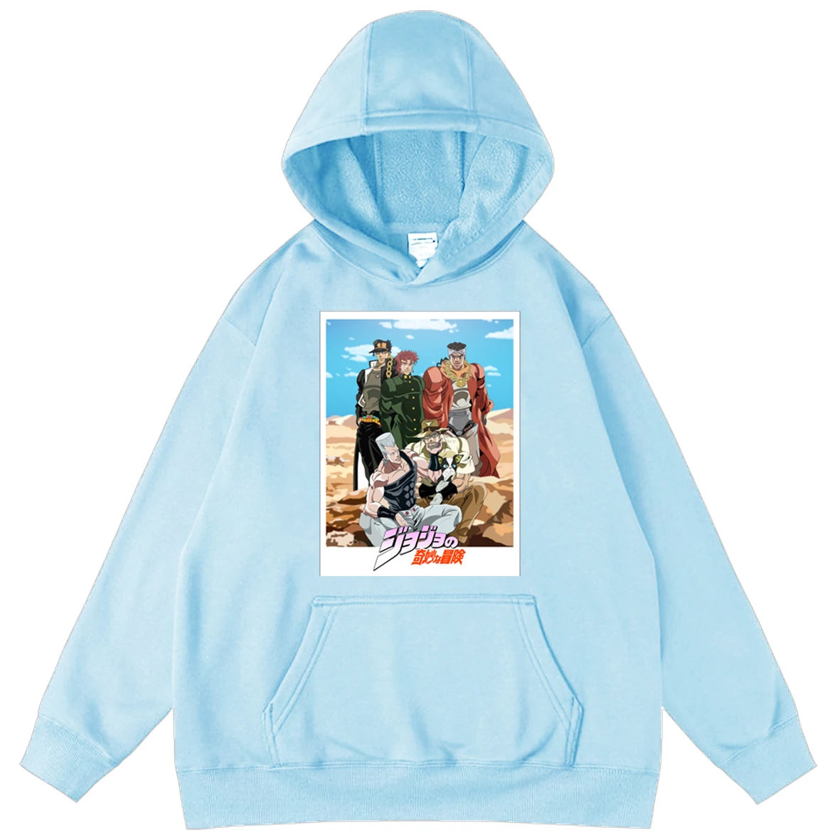 

2021 Anime Chlothing Sweatshirt JoJo's Bizarre Adventure Boys Girl Long Sleeves Hoddies Baby Clothes For Teens Hoodie Children's
