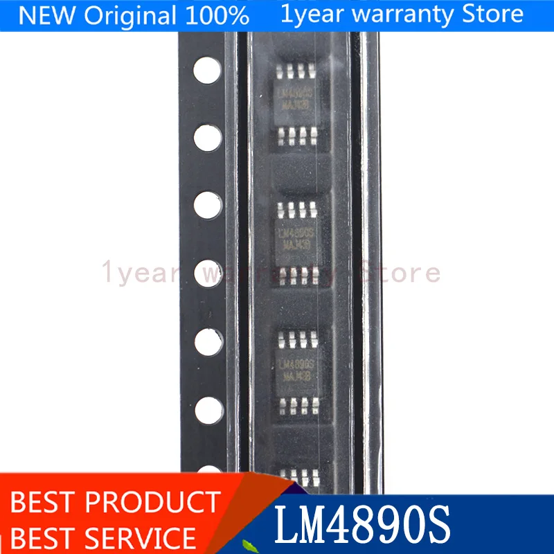 

{ New original } 100PCS LM4890S MSOP8 LM4890 MSOP SMD