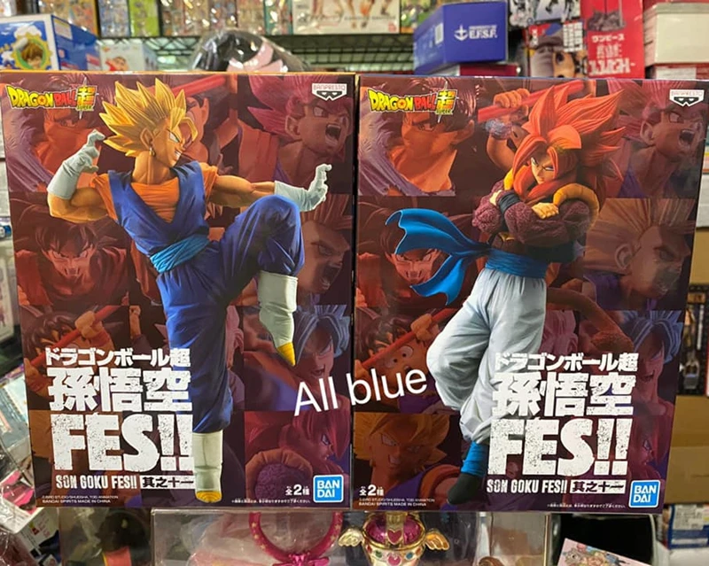 

Original Banpresto DBZ FES VOL.11 SSJ Vegetto VS SSJ4 GT Goku Toys Model Figurals Brinquedos Action Figure