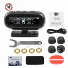 Универсально для Автомобили солнечной системы контроля давления в шинах автомобиля шины Давление сигнализации Монитор Системы Дисплей Температура Предупреждение экономия топлива с 4 датчиками